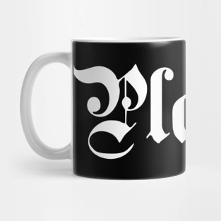 Plauen written with gothic font Mug